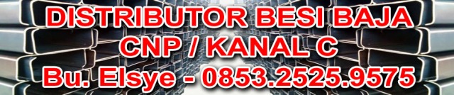 Distributor Besi Baja Kanal CNP Surabaya Bu Elsye 0853-2525-9575 ukuran 50 60 75 100 120 125 150 200